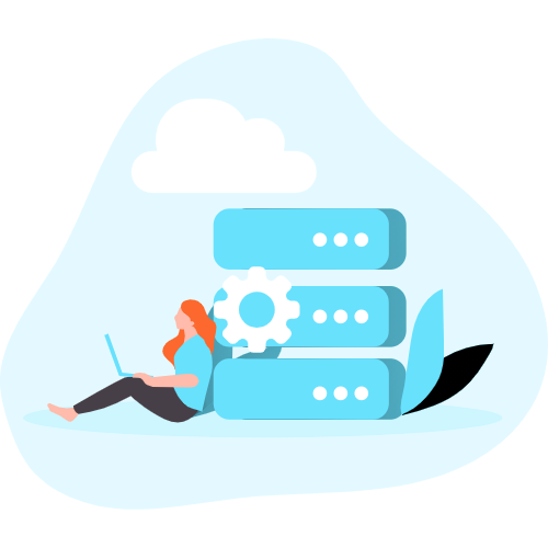 Cloud Hosting Illustration